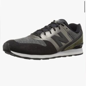 New Balance Black Gray Olive Casual Sneaker
